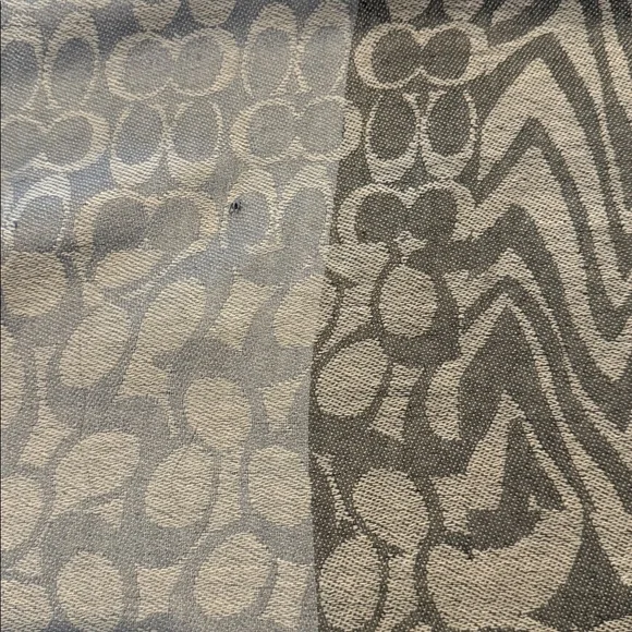 Coach Multicolor Patchwork Logo Oversized Scarf Wrap | Fringe - Picture 5 of 5